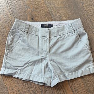 J. Crew Soft Gray Chino Shorts